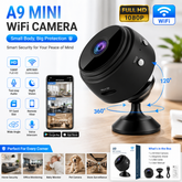 A9 Mini WiFi Camera 1080P HD Wireless Security Camera with Night Vision & Motion Detection