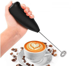 Electric Milk Frother – Battery Operated Handheld Coffee Whisk for Latte & Cappuccino