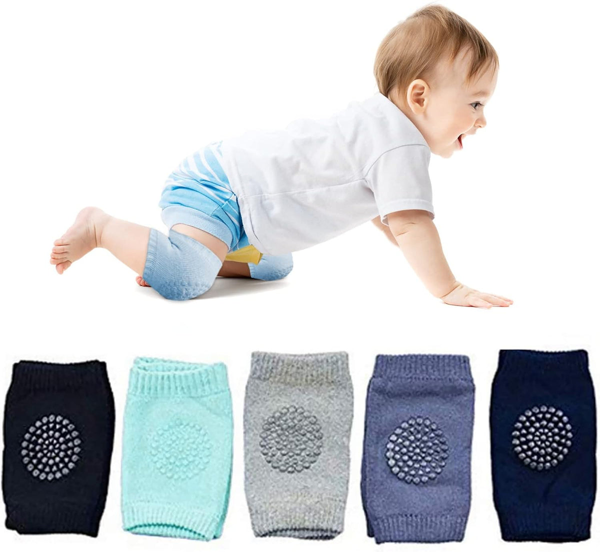 Baby Crawling Knee Pads – Anti-Slip Knee Protection for Infants & Toddlers