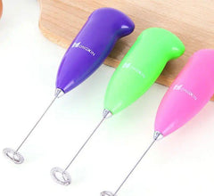 Electric Milk Frother – Battery Operated Handheld Coffee Whisk for Latte & Cappuccino