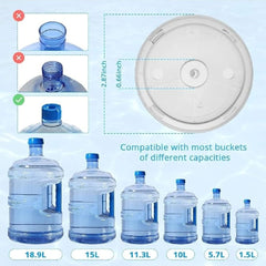 Automatic USB Rechargeable Water Bottle Pump Dispenser | One-Touch Electric Drinking Water Dispenser for 19L / 20L Bottles | Portable for Home & Office
