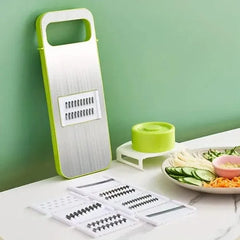 5-in-1 Stainless Steel Vegetable Cutter & Chopper