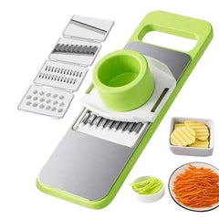 5-in-1 Stainless Steel Vegetable Cutter & Chopper