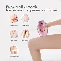 Portable IPL Laser Hair Removal Device – Painless Hair Remover for Face & Body