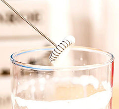 Electric Milk Frother – Battery Operated Handheld Coffee Whisk for Latte & Cappuccino