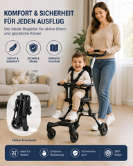 Compact Foldable Baby Stroller | Lightweight Travel Baby Pram with Easy Fold Design