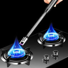 USB Rechargeable Electric Arc Lighter – Windproof Flameless Lighter for Candle & Kitchen Use
