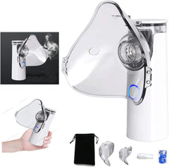 Portable Handheld Nebulizer – Quiet Mesh Inhaler for Home & Travel Use