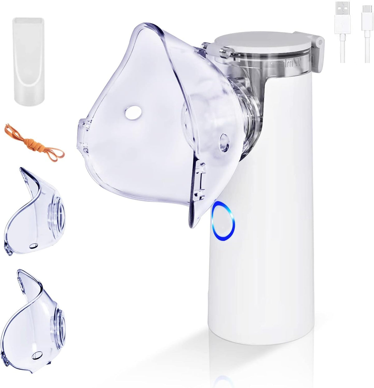 Portable Handheld Nebulizer – Quiet Mesh Inhaler for Home & Travel Use