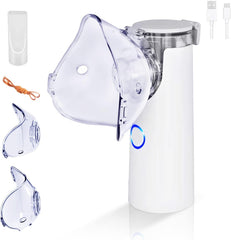 Portable Handheld Nebulizer – Quiet Mesh Inhaler for Home & Travel Use