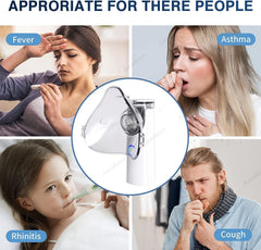 Portable Handheld Nebulizer – Quiet Mesh Inhaler for Home & Travel Use