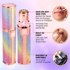 Buy 2-in-1 Rechargeable Electric Hair Remover & Eyebrow Trimmer for Women – Painless Facial Hair Removal