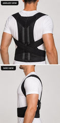 Adjustable Back Posture Corrector Belt – Back & Shoulder Support Brace