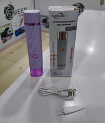 2-in-1 Dual Head Electric Shaver for Women – Bikini Trimmer & Facial Hair Remover | Wet & Dry Use
